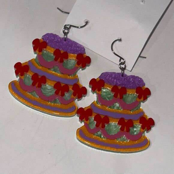 Erstwilder X KATHERINE SABBATH VJNTAGE CAKE earrings - Picture 2 of 3